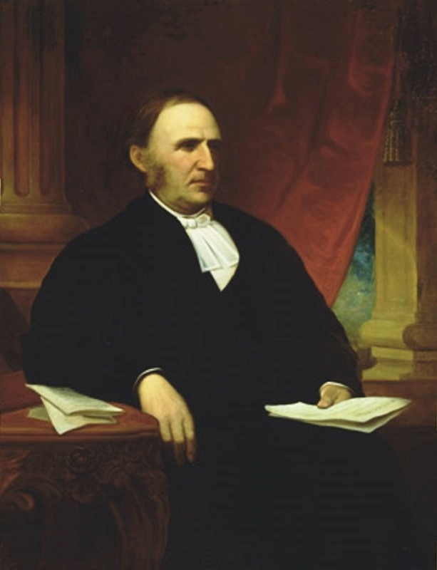 Portrait of Lewis Wallbridge, Speaker of the Legislative Assembly of the Province of Canada